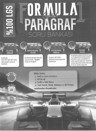 FORMULA SORU BANKASI PARAGRAF Vivo Fotokopi Merkezi