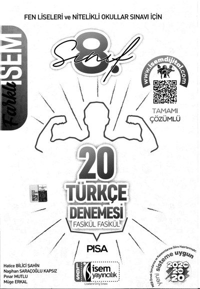 FARKLI İSEM 20 TÜRKÇE DENEMESİ FASİKÜL FASİKÜL Vivo Fotokopi Merkezi
