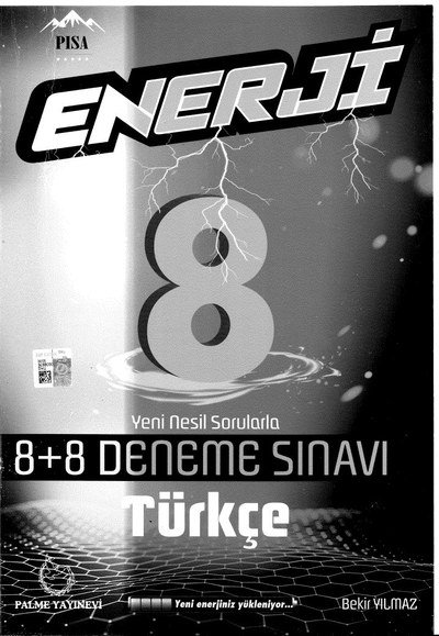 ENERJİ 8+8 DENEME SINAVI TÜRKÇE Vivo Fotokopi Merkezi
