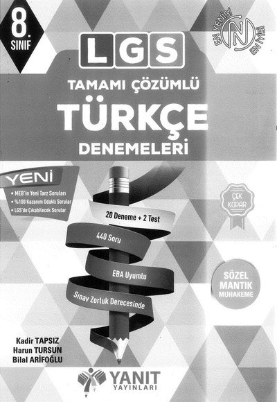 LGS TAMAMI ÇÖZÜMLÜ TÜRKÇE DENEMELERİ