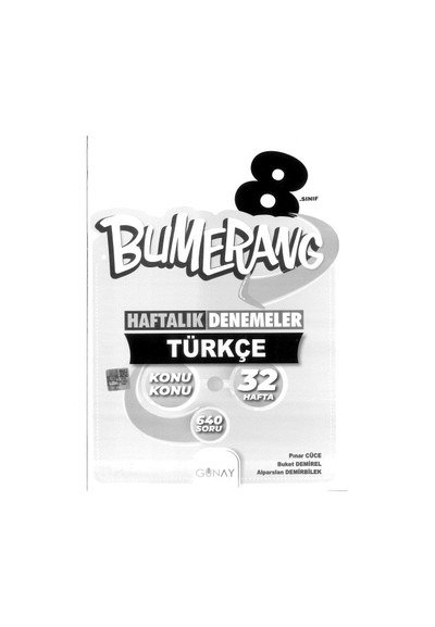 BUMARENG HAFTALIK DENEMELER TÜRKÇE 32 HAFTA Vivo Fotokopi Merkezi