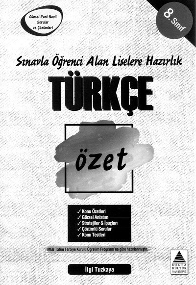 TÜRKÇE ÖZET GÜNCEL YENİ NESİL SORULAR VE ÇÖZÜMLERİ