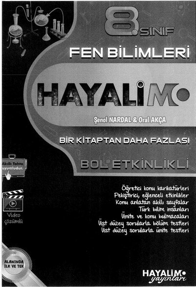 HAYALİM FEN BİLİMLERİ BOL ETKİNLİKLİ Vivo Fotokopi Merkezi