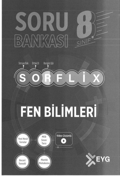 SORU BANKASI SORFLİX FEN BİLİMLERİ Vivo Fotokopi Merkezi