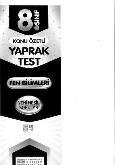 KONU ÖZETLİ YAPRAK TEST FEN BİLİMLERİ