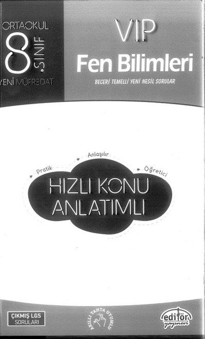 VIP FEN BİLİMLERİ HIZLI KONU ANLATIMLI Vivo Fotokopi Merkezi