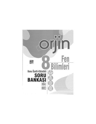 ORJİN FEN BİLİMLERİ SORU BANKASI KONU ÖZETLİ Vivo Fotokopi Merkezi