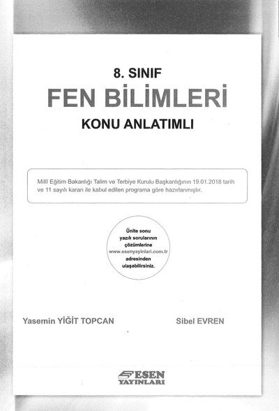 FEN BİLİMLERİ KONU ANLATIMLI Vivo Fotokopi Merkezi