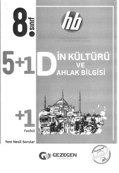 5+1 DİN KÜLTÜRÜ VE AHLAK BİLGİSİ +1 FASİKÜL Vivo Fotokopi Merkezi