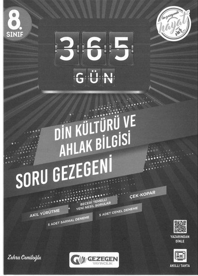 365 GÜN DİN KÜLTÜRÜ VE AHLAK BİLGİSİ SORU GEZEGENİ