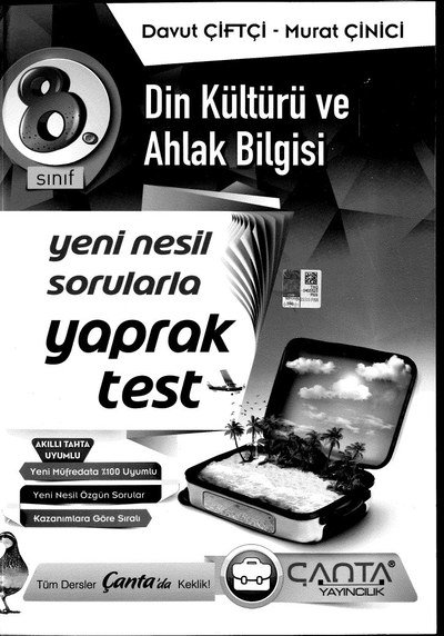 DİN KÜLTÜRÜ VE AHLAK BİLGİSİ YENİ NESİL SORULARLA YAPRAK TEST