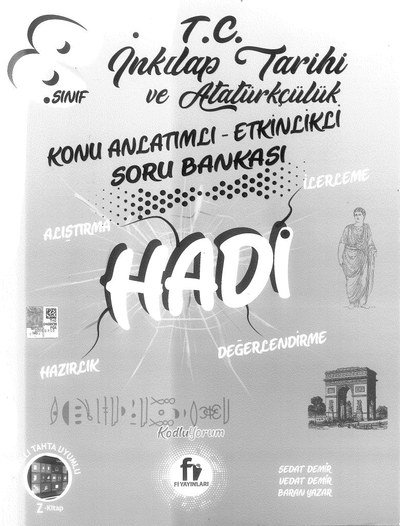 T.C. İNKILAP TARİHİ VE ATATÜRKÇÜLÜK KONU ANLATIMLI HADİ Vivo Fotokopi Merkezi