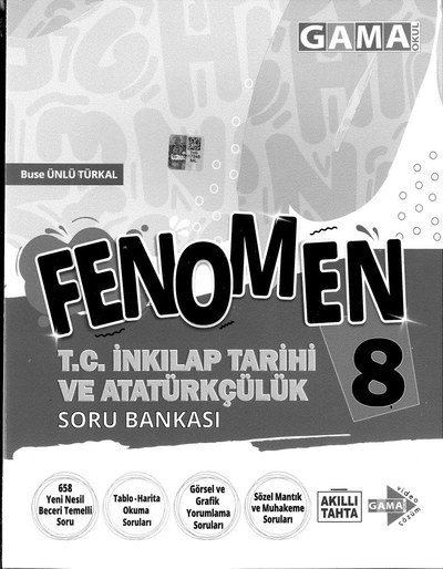 FENOMEN T.C. İNKILAP TARİHİ VE ATATÜRKÇÜLÜK SORU BANKASI Vivo Fotokopi Merkezi