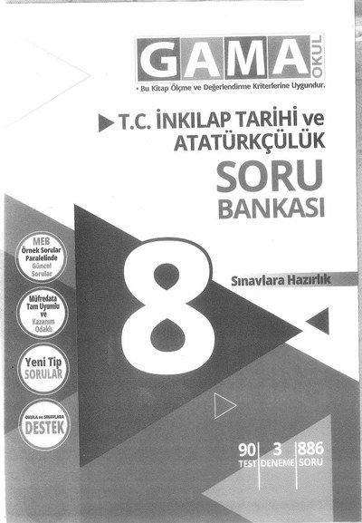 T.C. İNKILAP TARİHİ VE ATATÜRKÇÜLÜK SORU BANKASI Vivo Fotokopi Merkezi