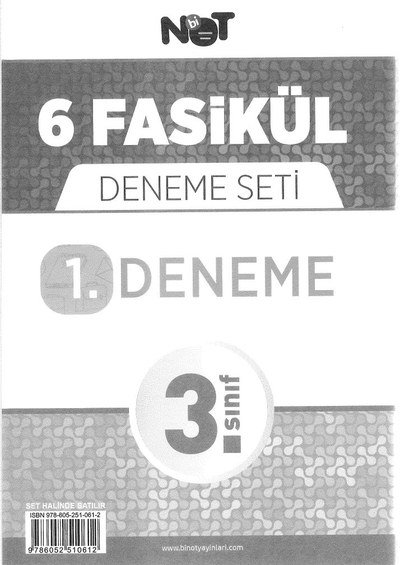 6 FASİKÜL DENEME SETİ Vivo Fotokopi Merkezi