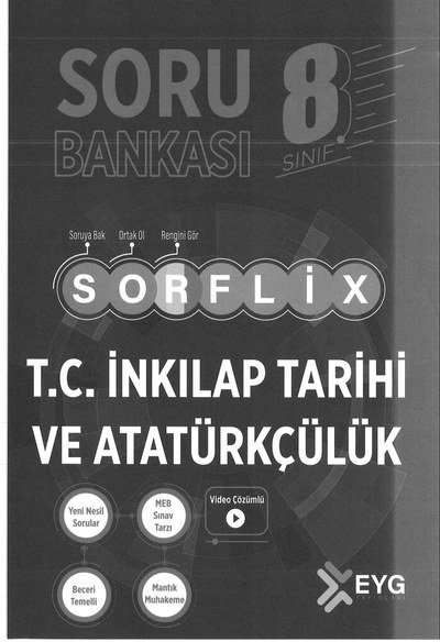 SORU BANKASI SORFLİX T.C. İNKILAP TARİHİ VE ATATÜRKÇÜLÜK Vivo Fotokopi Merkezi
