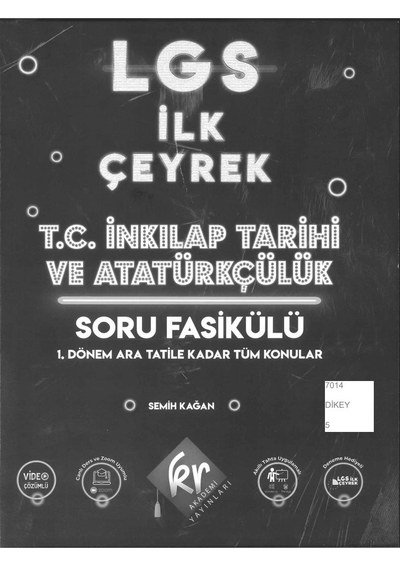 LGS İLK ÇEYREK T.C. İNKILAP TARİHİ VE ATATÜRKÇÜLÜK SORU FASİKÜLÜ Vivo Fotokopi Merkezi