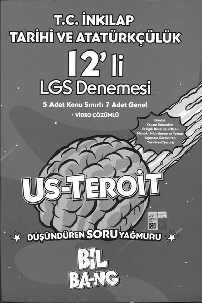 T.C. İNKILAP TARİHİ VE ATATÜRKÇÜLÜK 12'Lİ LGS DENEMESİ Vivo Fotokopi Merkezi