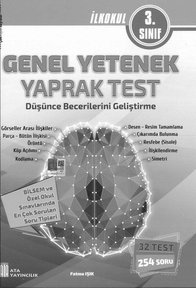 GENEL YETENEK DÜŞÜNCE BECERİLERİNİ GELİŞTİRME