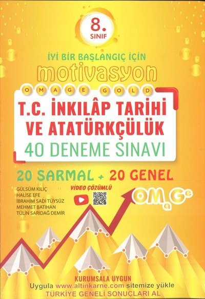 MOTİVASYON T.C. İNKILAP TARİHİ VE ATATÜRKÇÜLÜK 40 DENEME SINAVI Vivo Fotokopi Merkezi