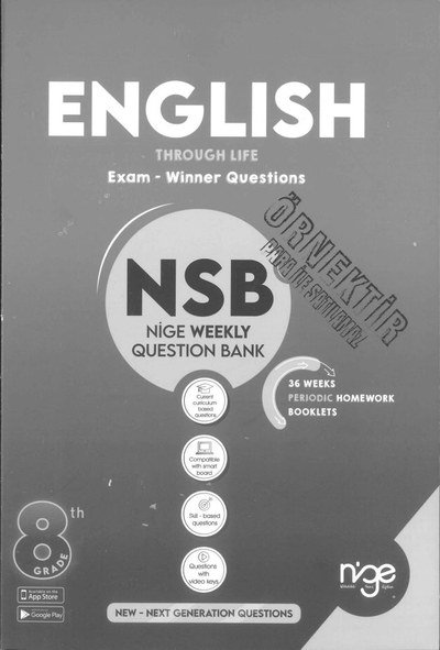 ENGLISH EXAM WINNER QUESTIONS Vivo Fotokopi Merkezi