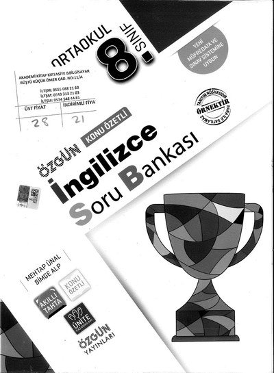 İNGİLİZCE SORU BANKASI KONU ÖZETLİ ÖZGÜN