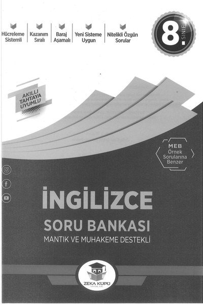 İNGİLİZCE SORU BANKASI MANTIK VE MUHAKEME DESTEKLİ