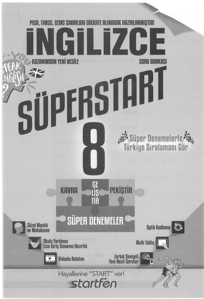 İNGİLİZCE SORU BANKASI SÜPERSTART Vivo Fotokopi Merkezi