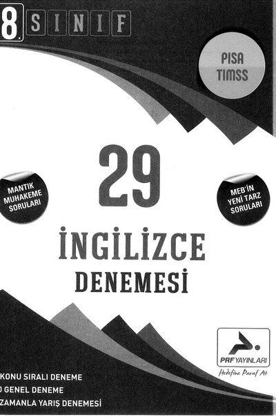 29 İNGİLİZCE DENEMESİ