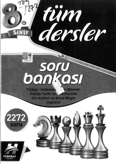 TÜM DERSLER SORU BANKASI 2272 SORU Vivo Fotokopi Merkezi