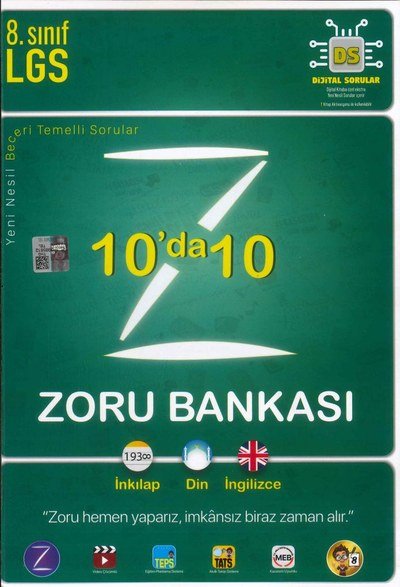 LGS 10'DA 10 ZORU BANKASI İNKILAP DİN İNGİLİZCE Vivo Fotokopi Merkezi