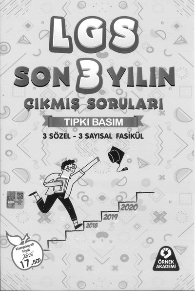 LGS SON 3 YILIN ÇIKMIŞ SORULARI TIPKI BASIM 3 SÖZEL 3 SAYISAL FASİKÜL Vivo Fotokopi Merkezi