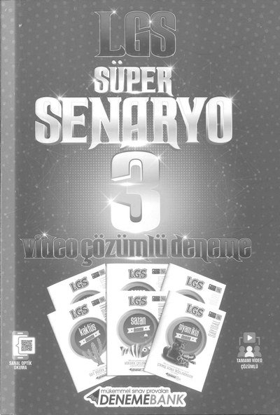 LGS SÜPER SENARYO 3 VİDEO ÇÖZÜMLÜ DENEME Vivo Fotokopi Merkezi