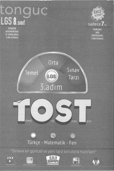 LGS TOST 3. ADIM TEMEL ORTA SINAV TARZI Vivo Fotokopi Merkezi