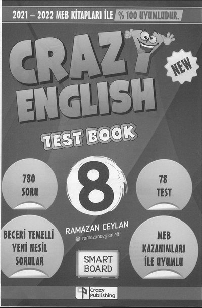 CRAZYI ENGLISH TEST BOOK Vivo Fotokopi Merkezi