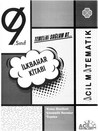 TEMELİNİ SAĞLAM AT İLKBAHAR KİTABI ACİL MATEMATİK