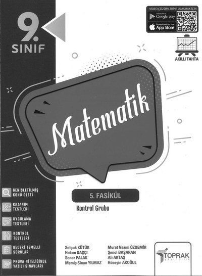 MATEMATİK 5. FASİKÜL KONTROL GRUBU Vivo Fotokopi Merkezi