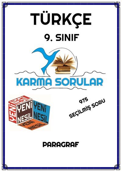 TÜRKÇE 975 SEÇİLMİŞ SORULAR PARAGRAF