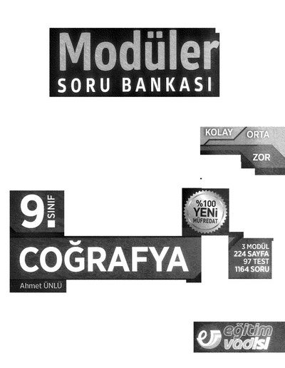 MODÜLER SORU BANKASI COĞRAFYA Vivo Fotokopi Merkezi