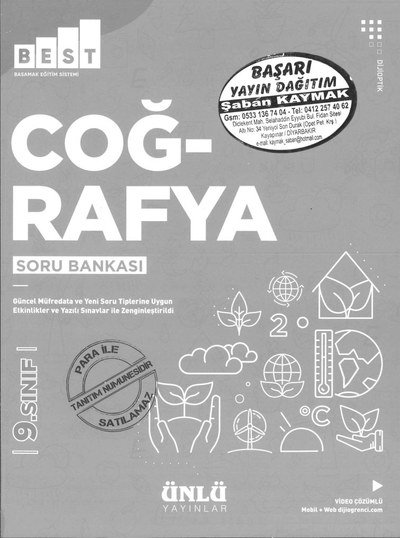 COĞRAFYA SORU BANKASI BEST Vivo Fotokopi Merkezi