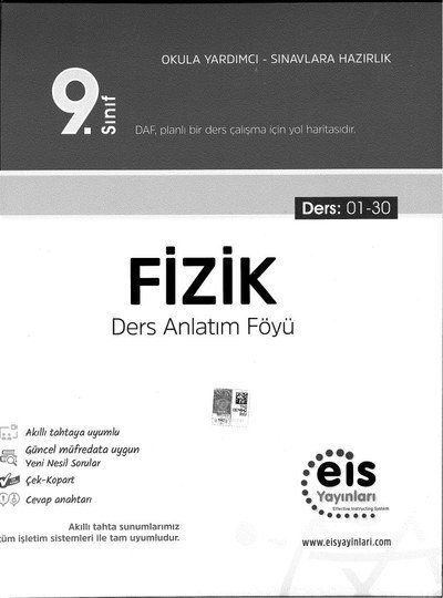 FİZİK DERS ANLATIM FÖYÜ Vivo Fotokopi Merkezi