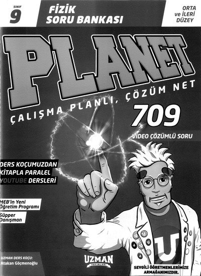 FİZİK SORU BANKASI PLANET ÇALIŞMA PLANLI ÇÖZÜM NET 709 SORU Vivo Fotokopi Merkezi