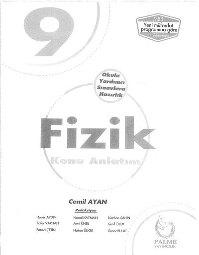 FİZİK KONU ANLATIM OKULA YARDIMCI SINAVLARA HAZIRLIK Vivo Fotokopi Merkezi