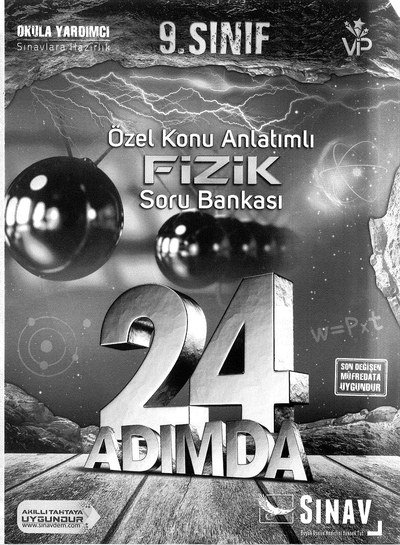 ÖZEL KONU ANLATIMLI FİZİK SORU BANKASI 24 ADIMDA