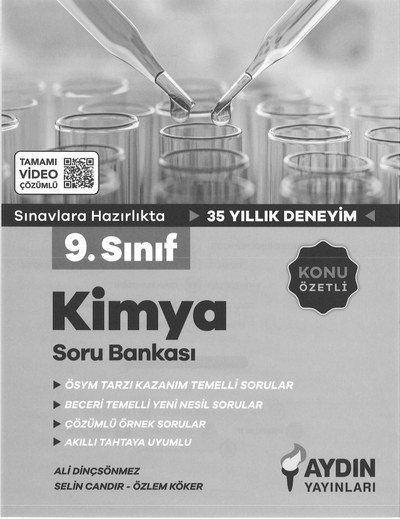 KİMYA SORU BANKASI KONU ÖZETLİ Vivo Fotokopi Merkezi