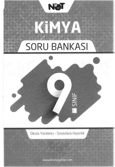 KİMYA SORU BANKASI