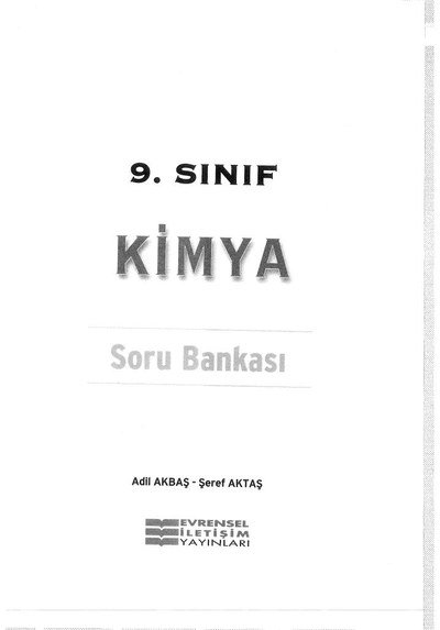 KİMYA SORU BANKASI Vivo Fotokopi Merkezi