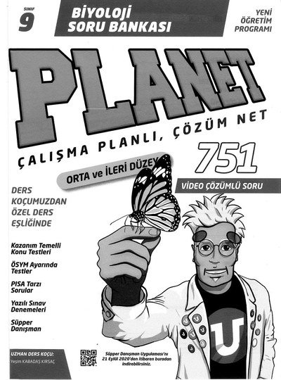 BİYOLOJİ SORU BANKASI PLANET ÇALIŞMA PLANLI ÇÖZÜM NET Vivo Fotokopi Merkezi