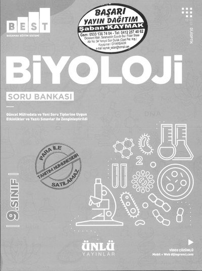 BİYOLOJİ SORU BANKASI BEST Vivo Fotokopi Merkezi