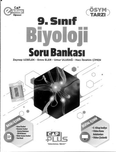 BİYOLOJİ SORU BANKASI ÖSYM TARZI Vivo Fotokopi Merkezi